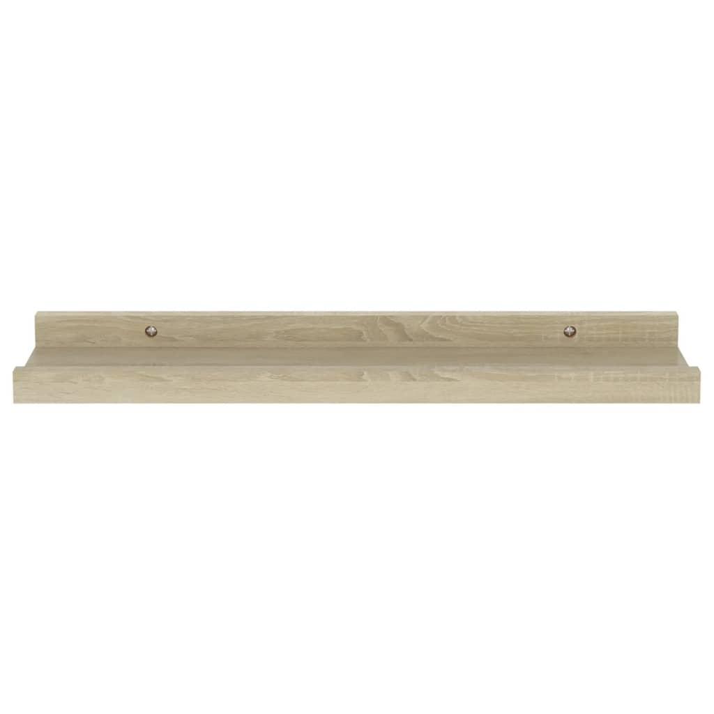 Wall Shelves 2 pcs Sonoma Oak 15.7"x3.5"x1.2" at Set Shop and Smile