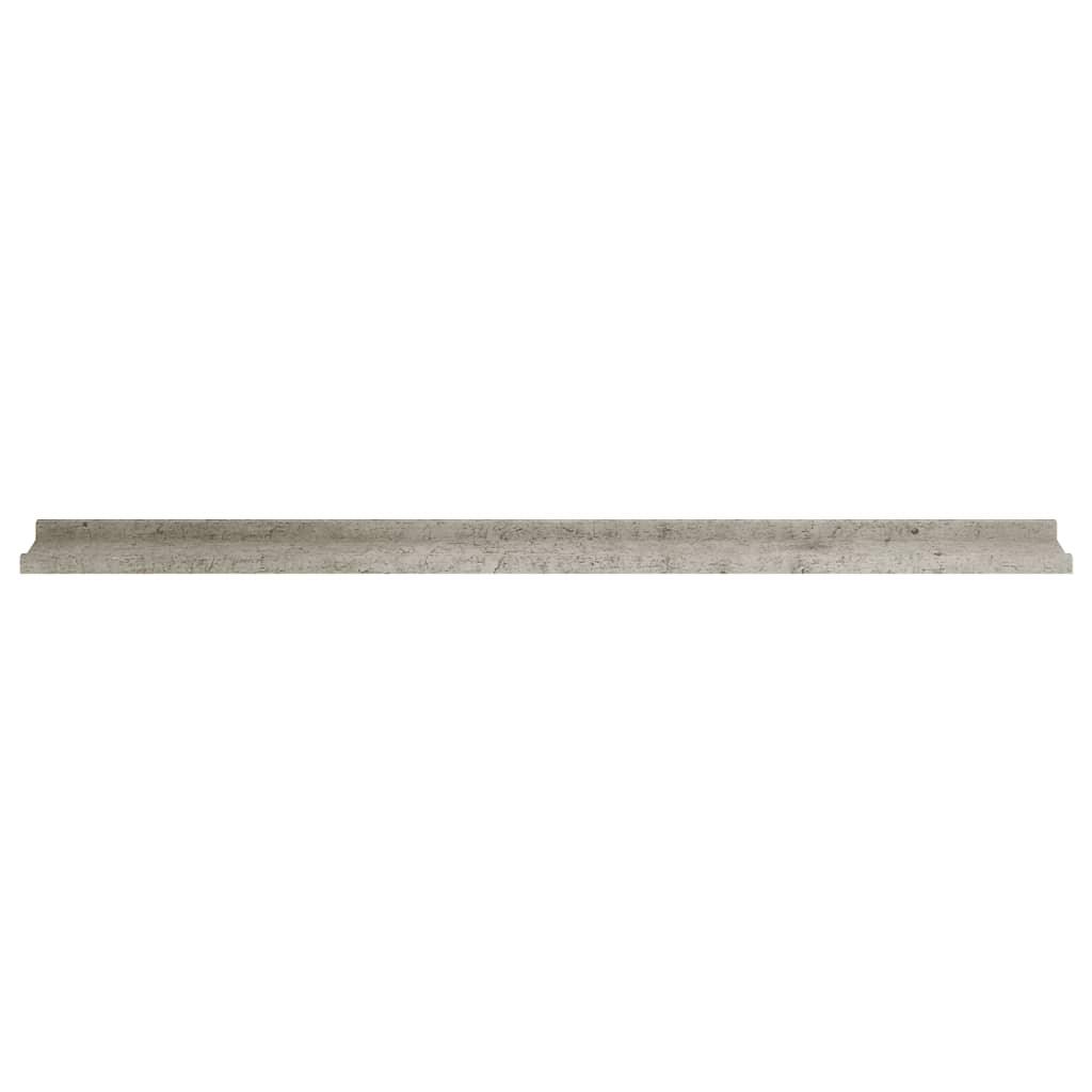 Wall Shelves 2 pcs Concrete Gray 45.3"x3.5"x1.2" at Set Shop and Smile