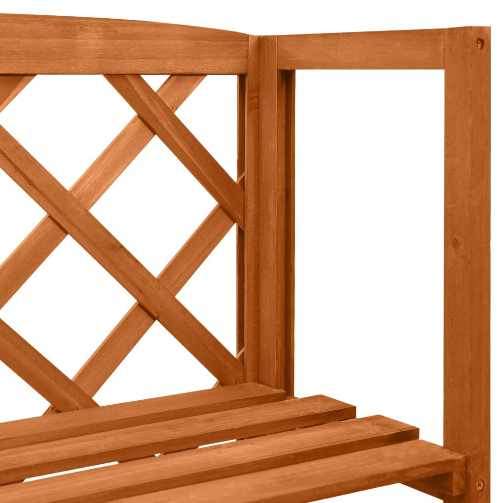 Trellis with Shelves 21.6"x11.8"x55.1" Solid Fir Wood at Set Shop and Smile
