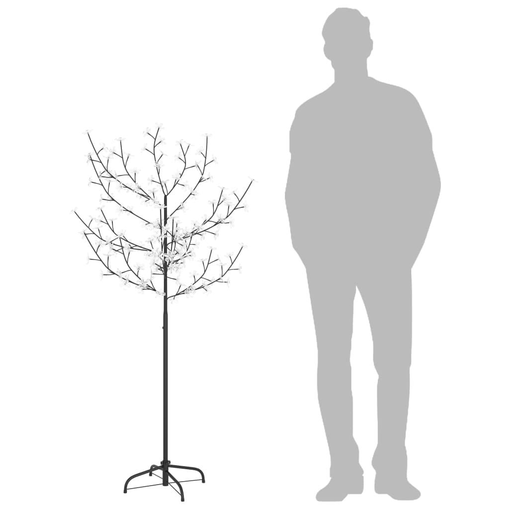 Christmas Tree 120 LEDs Cold White Light Cherry Blossom 5 ft at Set Shop and Smile