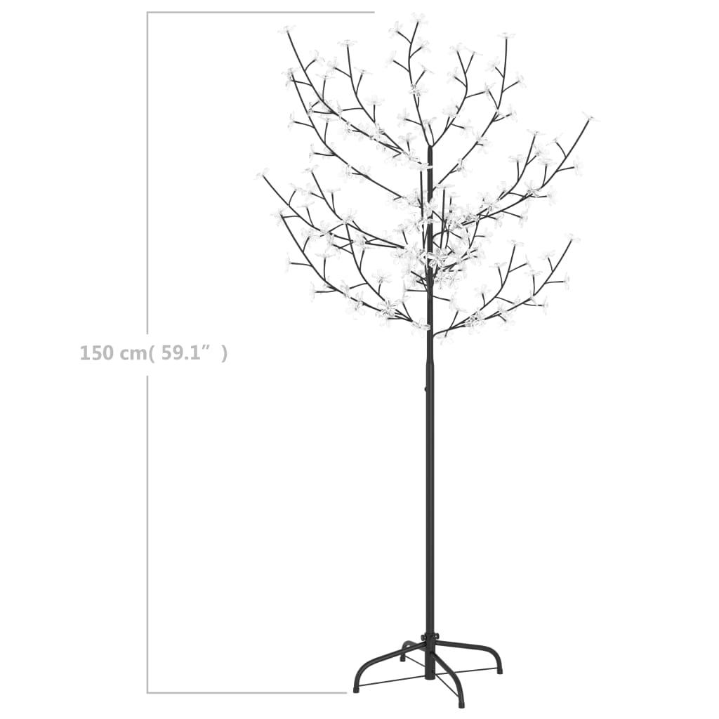 Christmas Tree 120 LEDs Cold White Light Cherry Blossom 5 ft at Set Shop and Smile