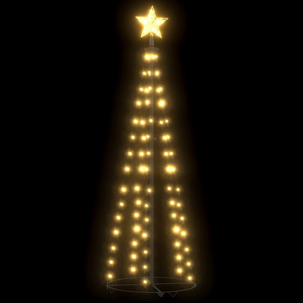 Christmas Cone Tree Warm White 84 LEDs 2x5 ft at Set Shop and Smile