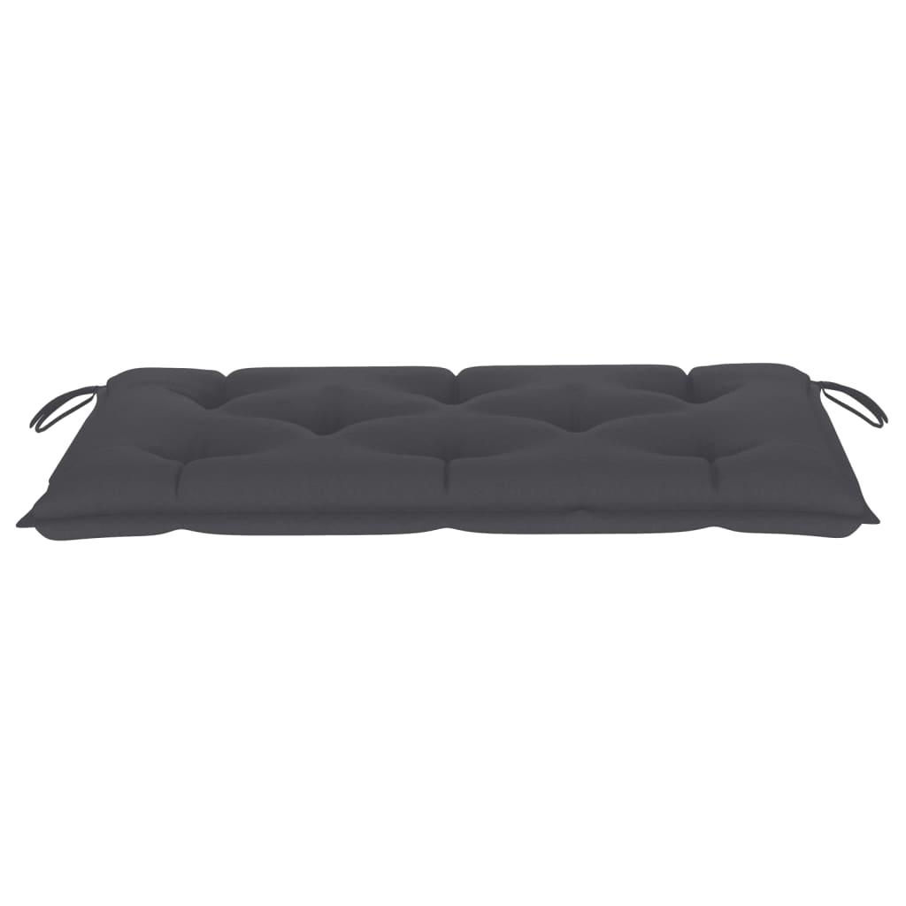 Garden Bench Cushion Anthracite 43.3"x19.6"x2.7" Fabric at Set Shop and Smile
