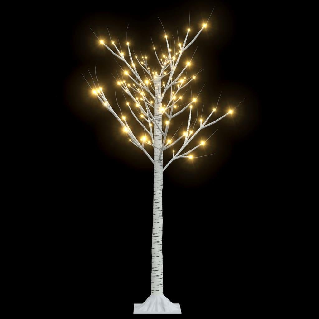 Christmas Tree 128 LEDs 4 ft Warm White Willow Indoor Outdoor at Set Shop and Smile