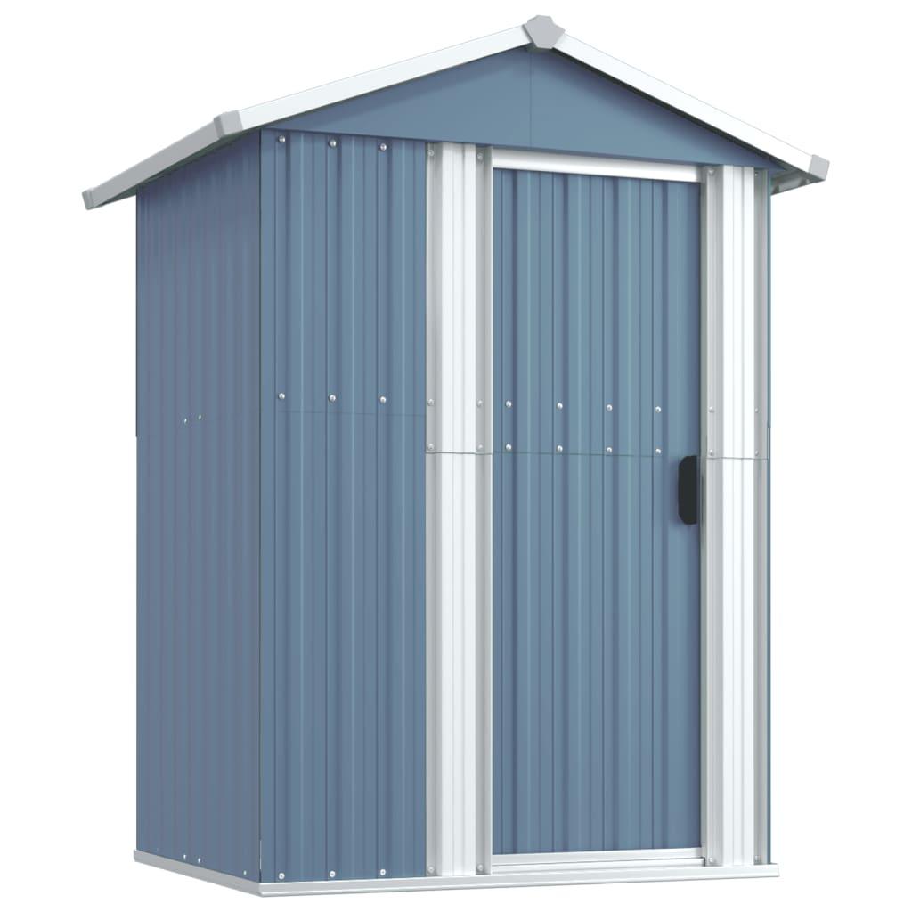 Garden Shed Gray 49.6"x38.4"x69.7" Galvanized Steel at Set Shop and Smile