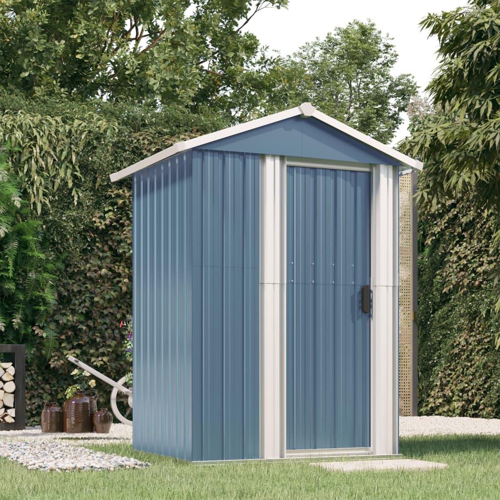 Garden Shed Gray 49.6"x38.4"x69.7" Galvanized Steel at Set Shop and Smile