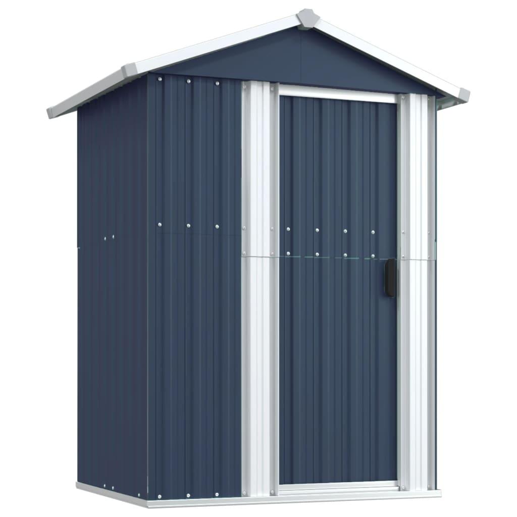 Garden Shed Anthracite 49.6"x38.4"x69.7" Galvanized Steel at Set Shop and Smile
