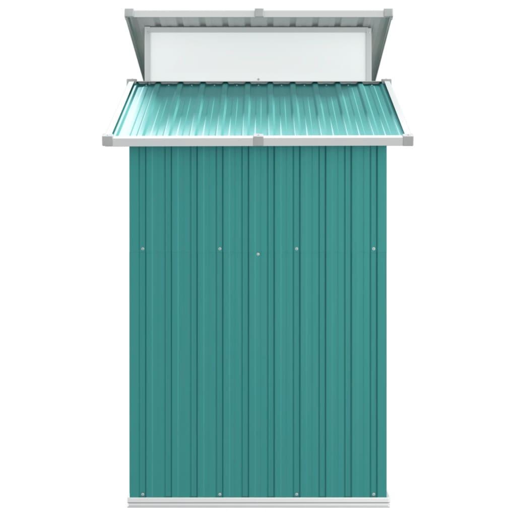 Garden Shed Green 106.3"x51.2"x82.1" Galvanized Steel at Set Shop and Smile