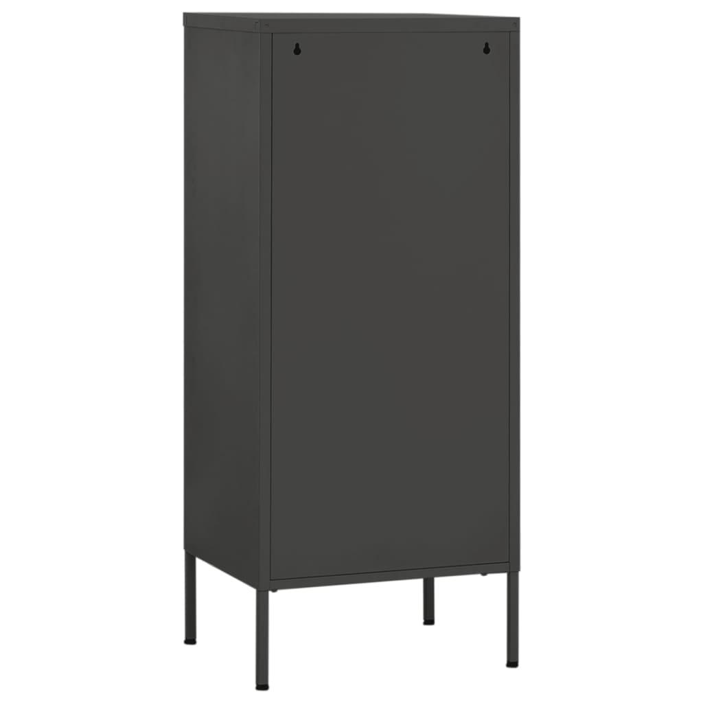 Storage Cabinet Anthracite 16.7"x13.8"x40" Steel at Set Shop and Smile