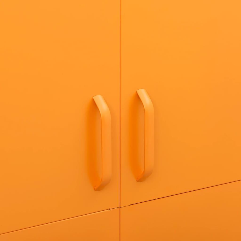 Wardrobe Mustard Yellow 35.4"x19.7"x70.9" Steel at Set Shop and Smile