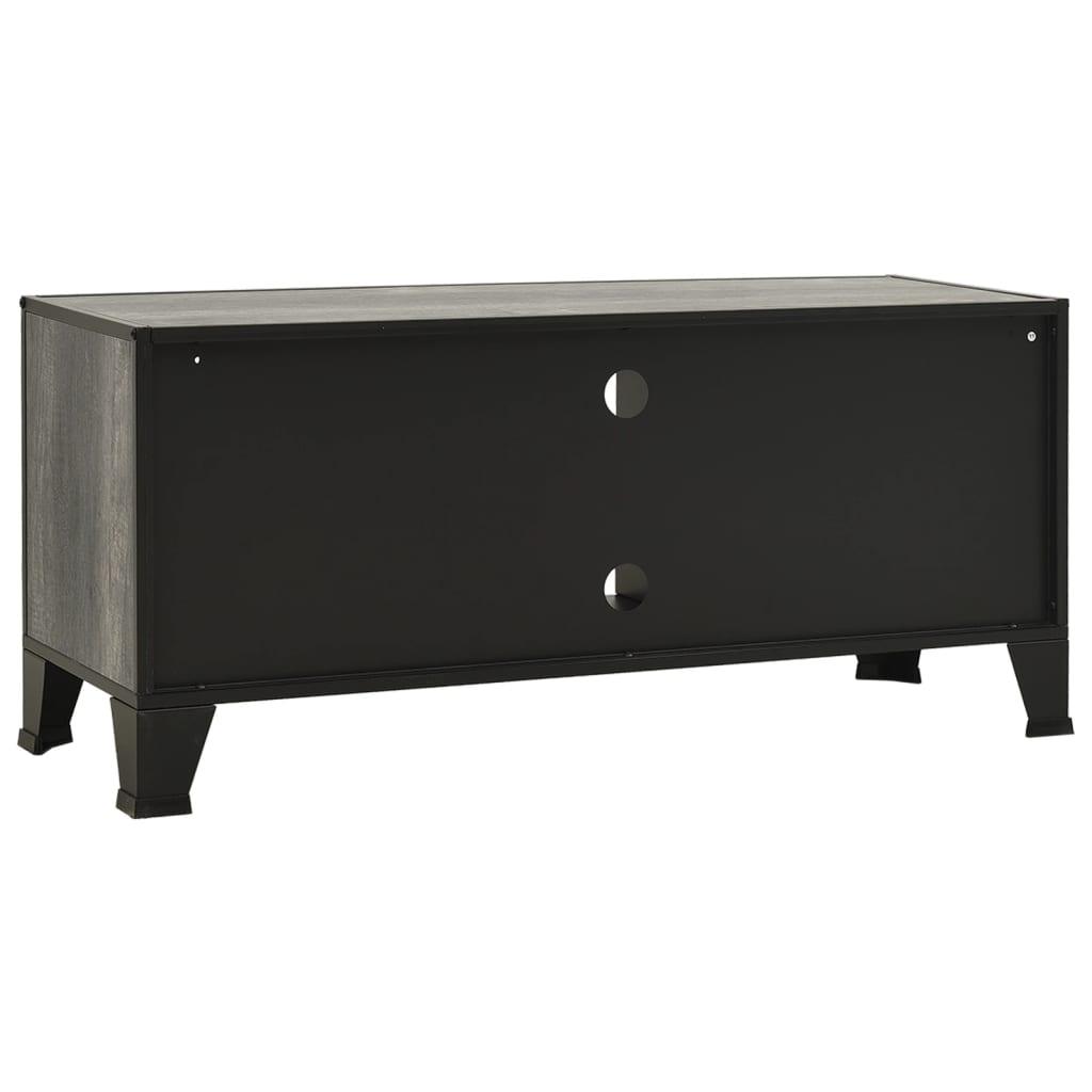 TV Cabinet Gray 41.3"x14.2"x18.5" Metal and MDF at Set Shop and Smile