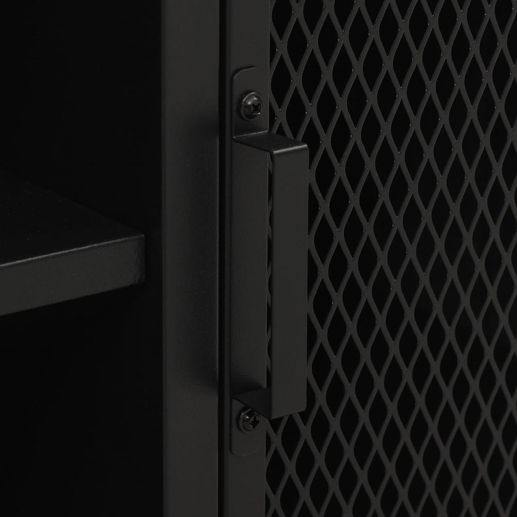 TV Cabinet Gray 41.3"x14.2"x18.5" Metal and MDF at Set Shop and Smile