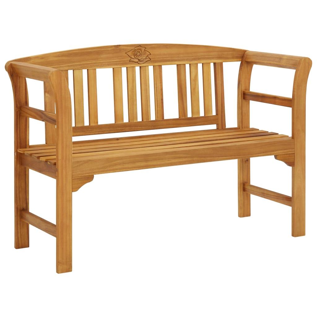 Patio Bench 44.9" Solid Acacia Wood at Set Shop and Smile