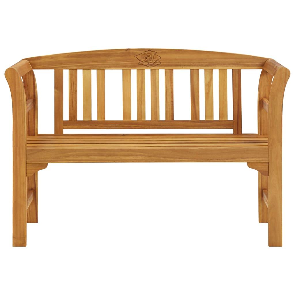 Patio Bench 44.9" Solid Acacia Wood at Set Shop and Smile