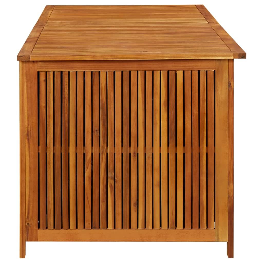 Patio Storage Box 68.9"x31.5"x29.5" Solid Acacia Wood at Set Shop and Smile