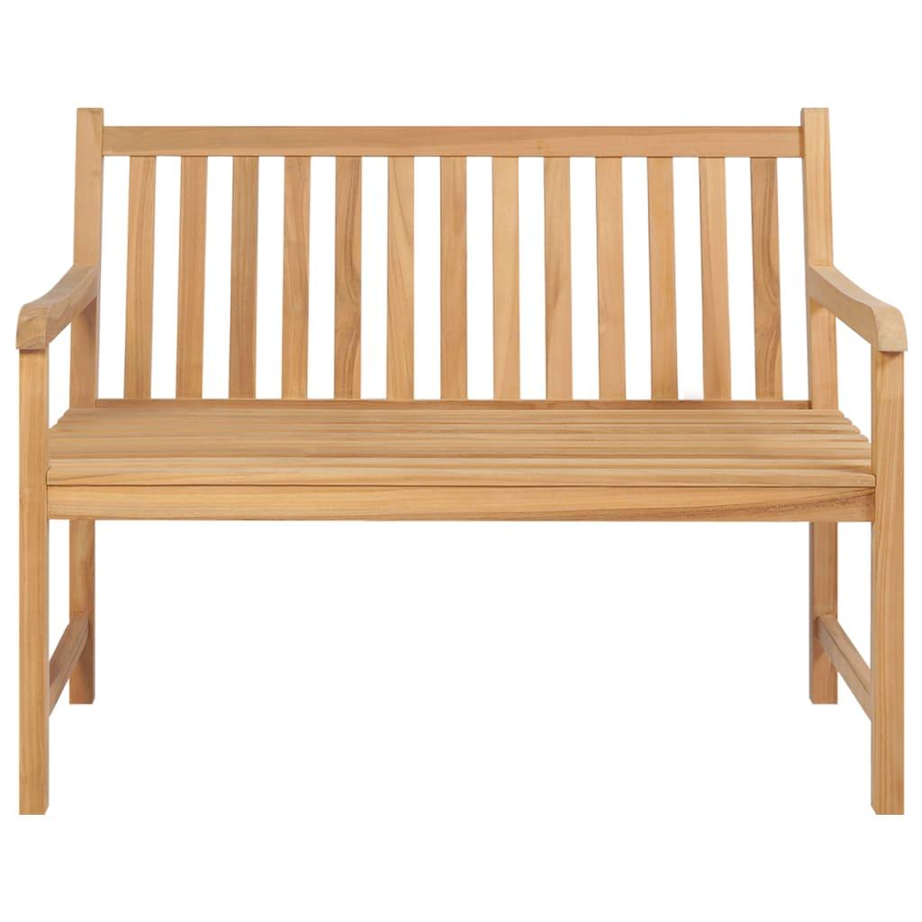 Patio Bench 44.9" Solid Teak Wood at Set Shop and Smile