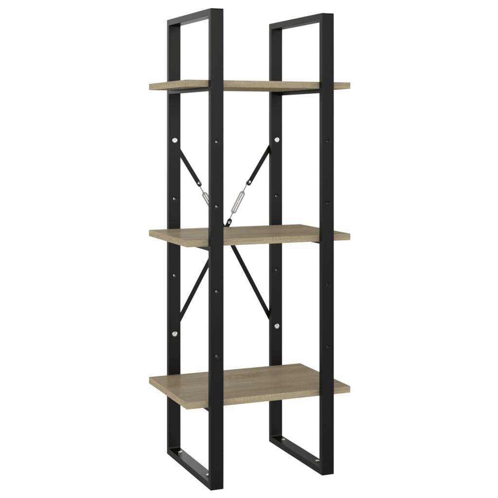 5-Tier Book Cabinet Sonoma Oak 15.7"x11.8"x68.9" Engineered Wood at Set Shop and Smile