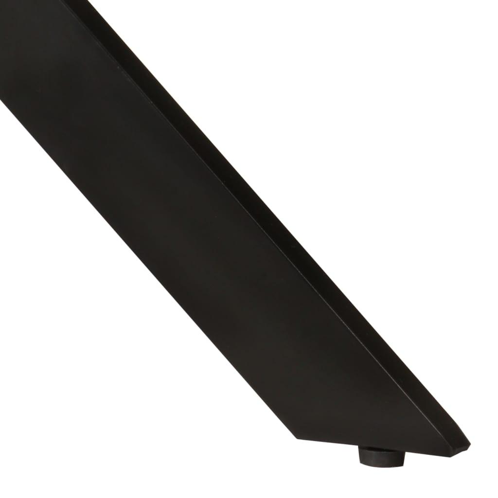 Dining Table Ø43.3"x30.7" Solid Wood Mango and Steel at Set Shop and Smile