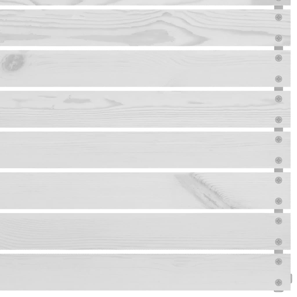 3 Piece Patio Lounge Set White Solid Wood Pine at Set Shop and Smile