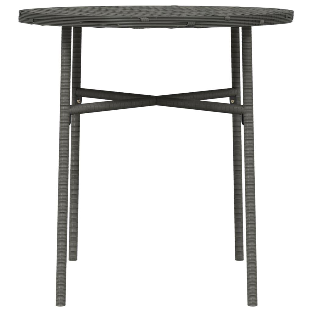 Tea Table Gray 17.7" Poly Rattan at Set Shop and Smile