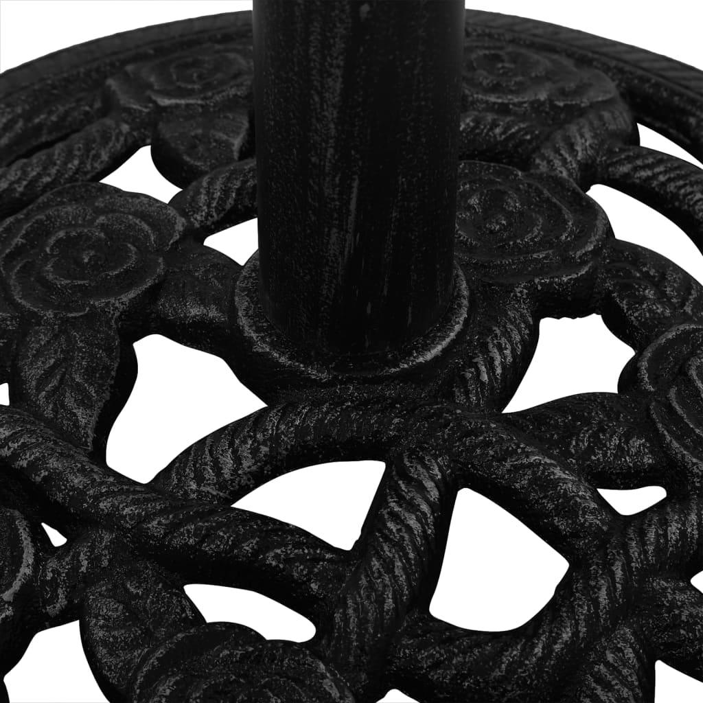 Umbrella Base Black 15.7"x15.7"x12.6" Cast Iron at Set Shop and Smile