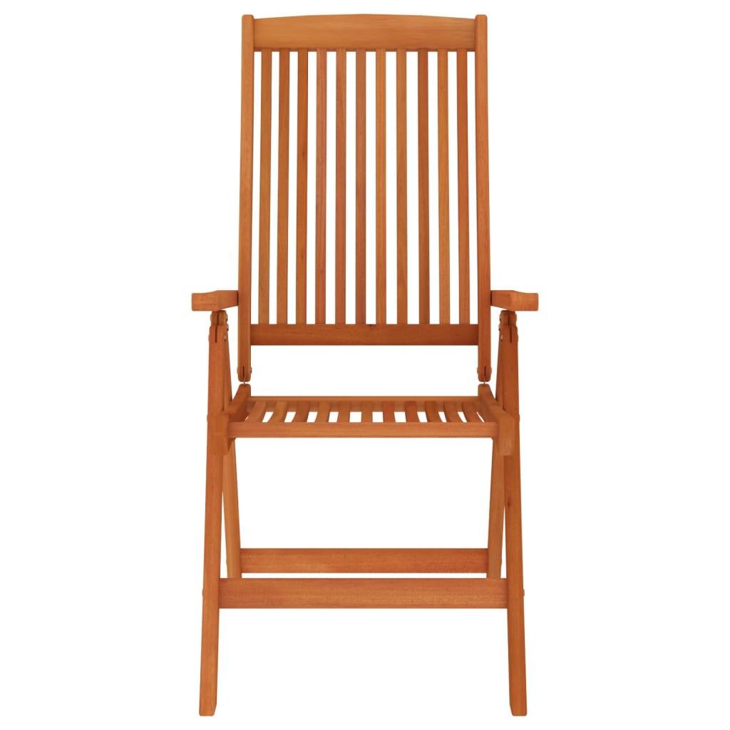 Folding Patio Chairs 6 pcs Solid Wood Eucalyptus at Set Shop and Smile