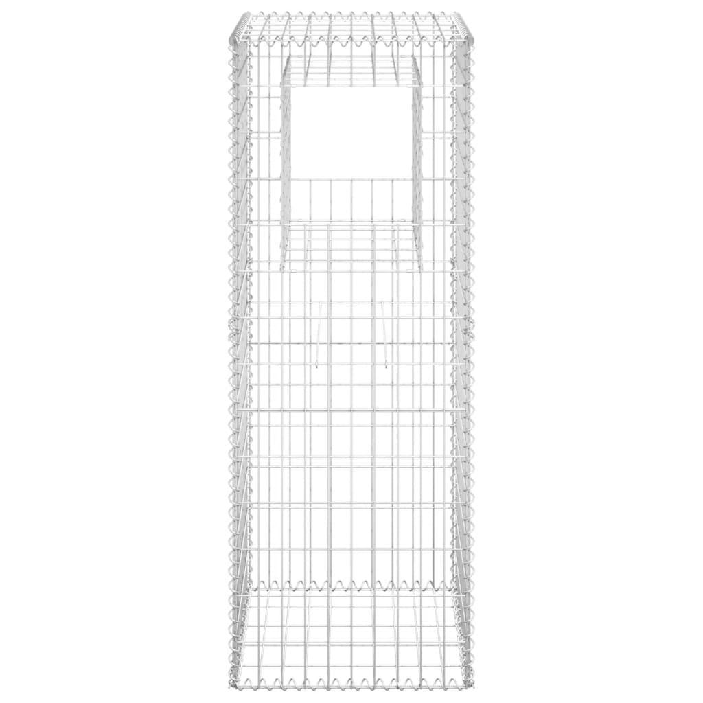 Gabion Basket Posts 2 pcs 19.7"x19.7"x55.1" Iron at Set Shop and Smile