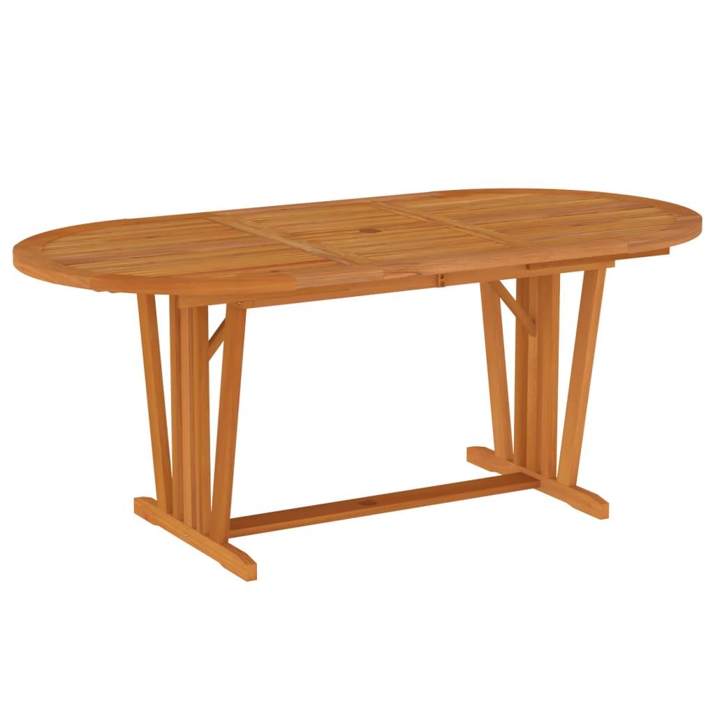 Patio Table 78.7"x39.4"x29.5" Solid Wood Eucalyptus at Set Shop and Smile