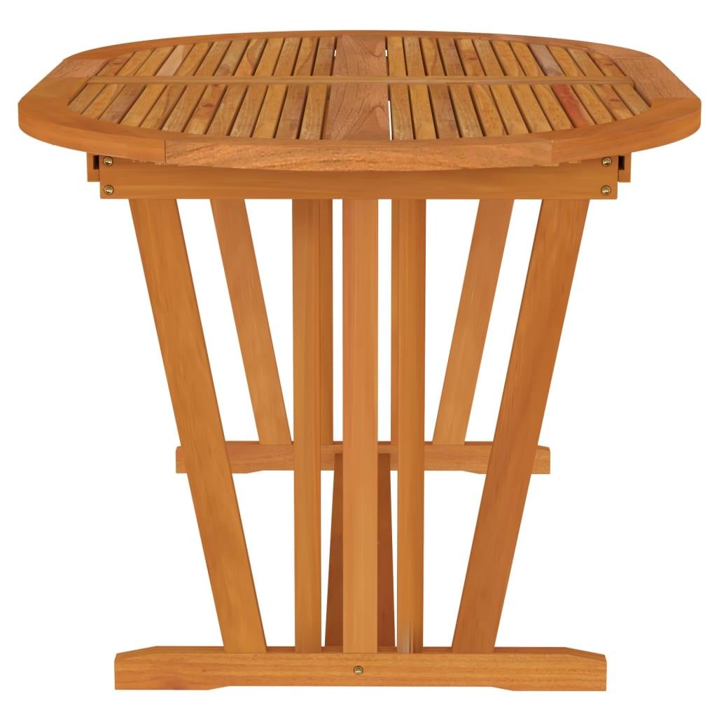 Patio Table 78.7"x39.4"x29.5" Solid Wood Eucalyptus at Set Shop and Smile