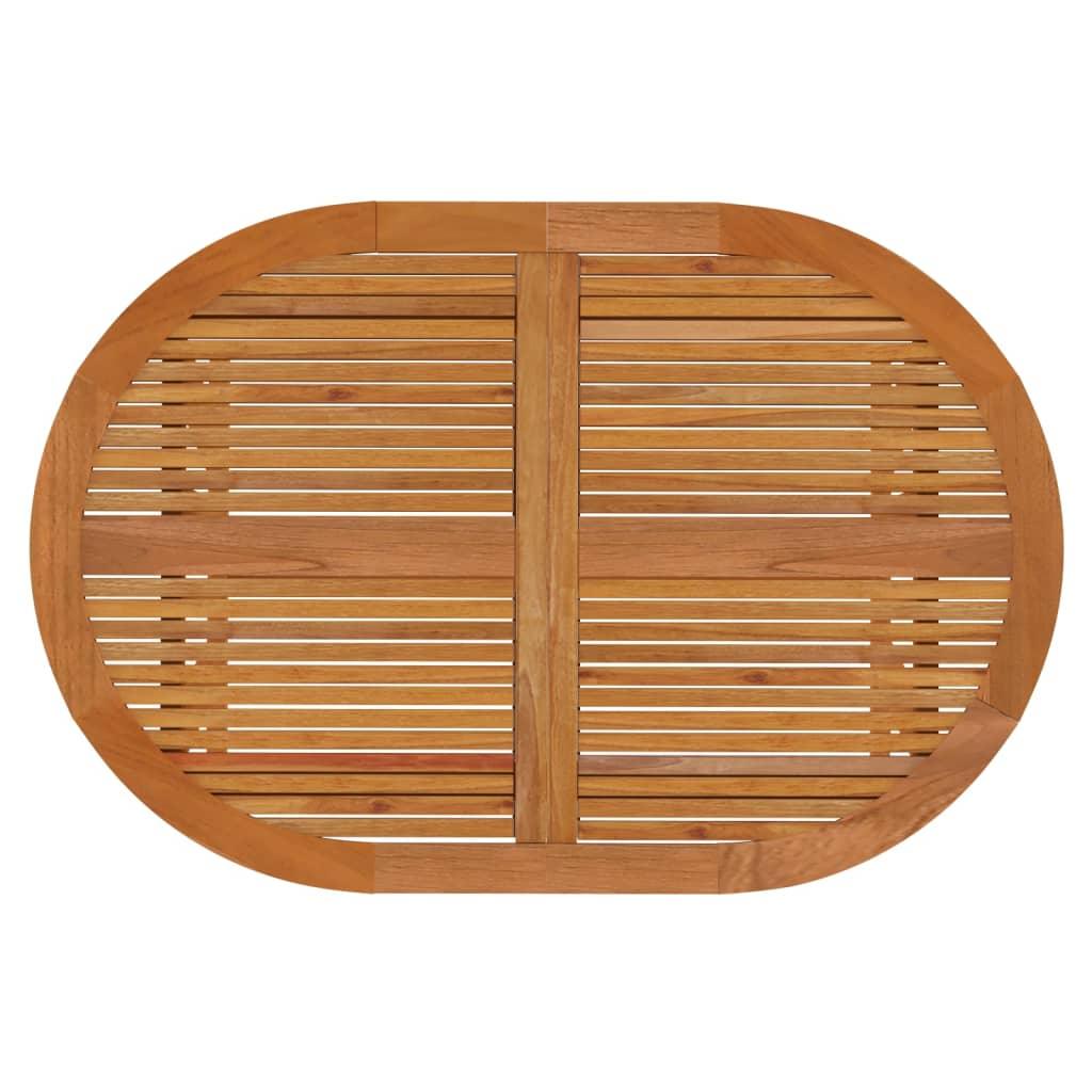 Patio Table 78.7"x39.4"x29.5" Solid Wood Eucalyptus at Set Shop and Smile