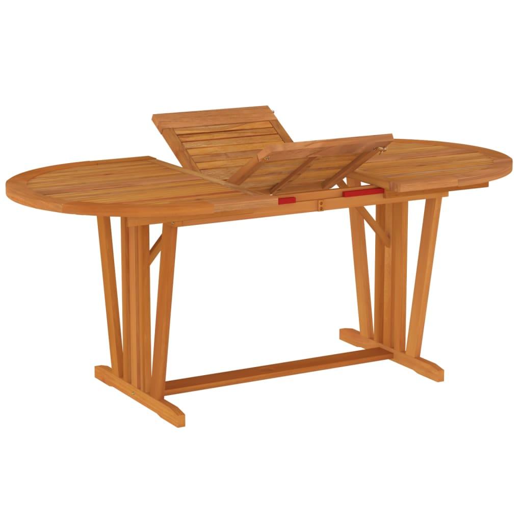 Patio Table 78.7"x39.4"x29.5" Solid Wood Eucalyptus at Set Shop and Smile
