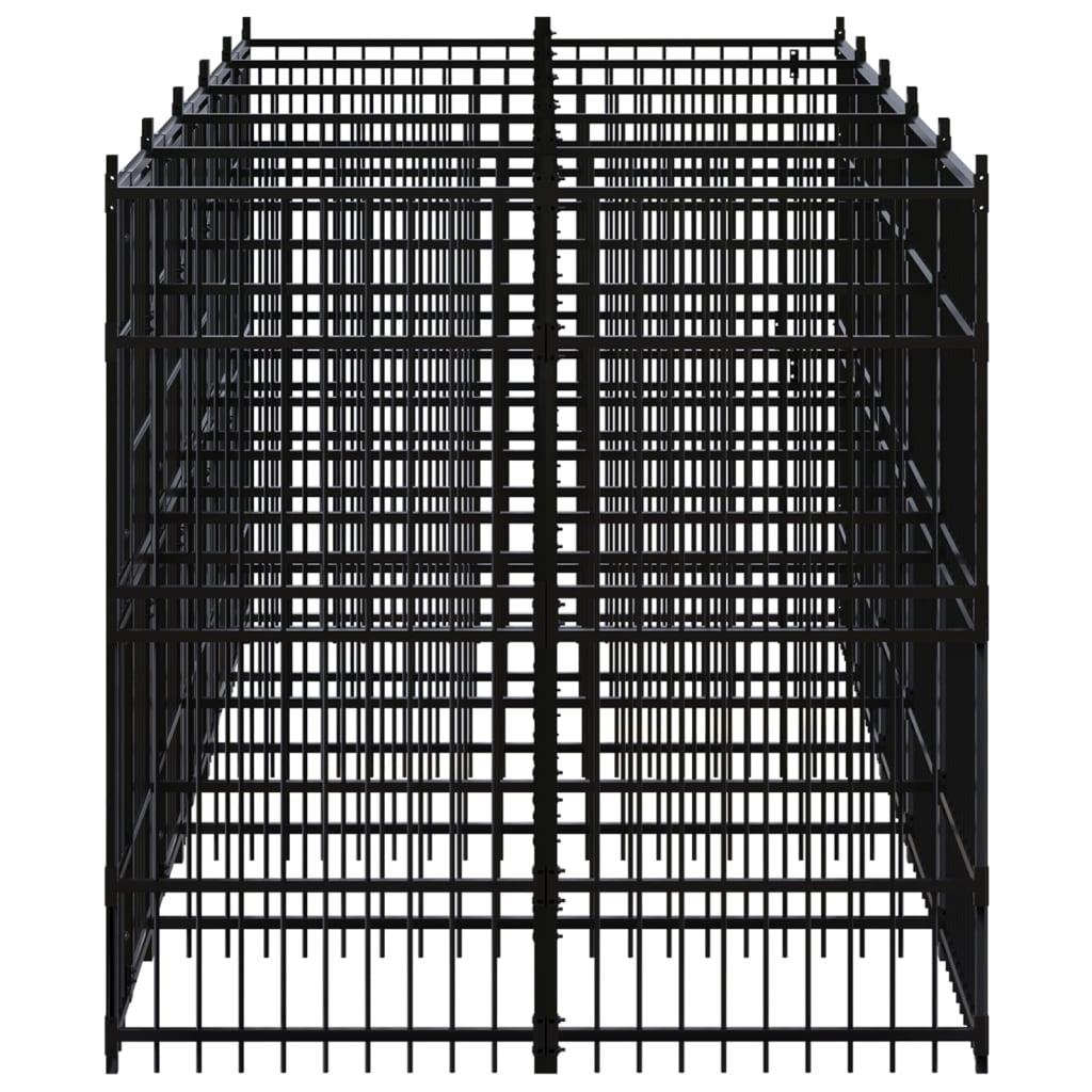 Outdoor Dog Kennel Steel 99.2 ft² at Set Shop and Smile