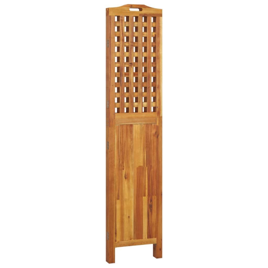 3-Panel Room Divider 47.8"x0.8"x70.9" Solid Wood Acacia at Set Shop and Smile