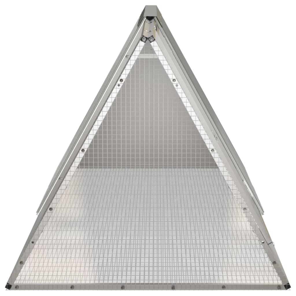 Rabbit Cage Gray 79.3"x31.7"x28" Galvanized Steel at Set Shop and Smile