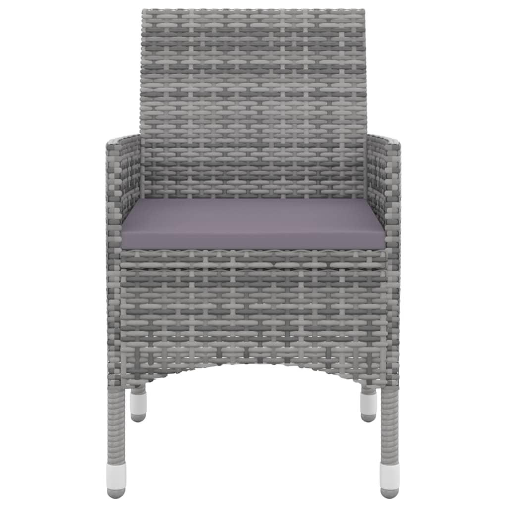 9 Piece Patio Dining Set with Cushions Poly Rattan and Glass at Set Shop and Smile