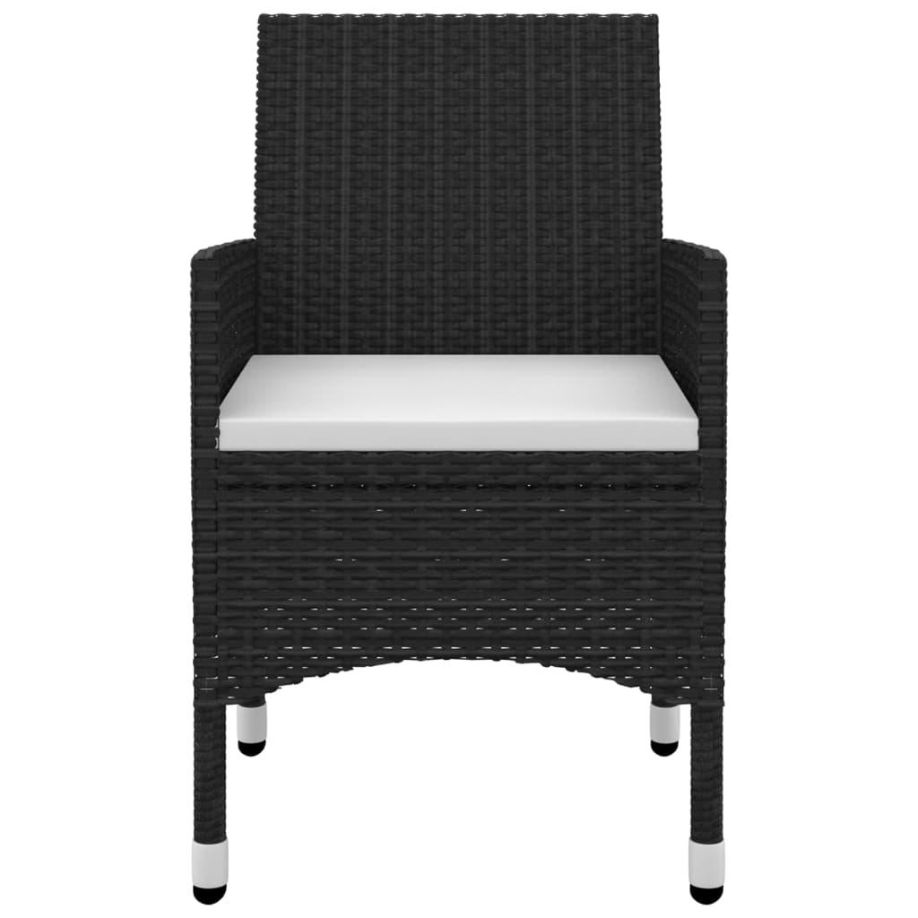 9 Piece Patio Dining Set with Cushions Poly Rattan and Glass at Set Shop and Smile