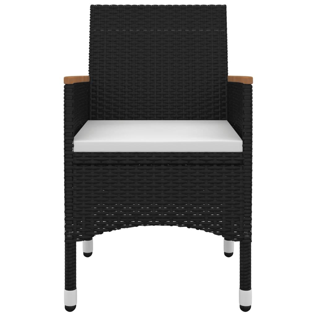 9 Piece Patio Dining Set with Cushions Poly Rattan and Glass at Set Shop and Smile