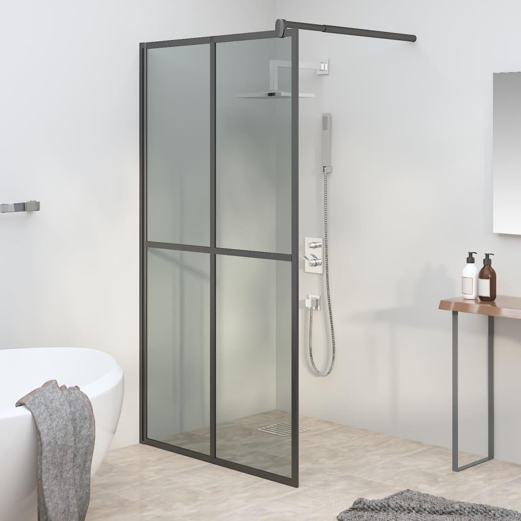 Walk-in Shower Screen 39.4"x76.8" Dark Tempered Glass at Set Shop and Smile
