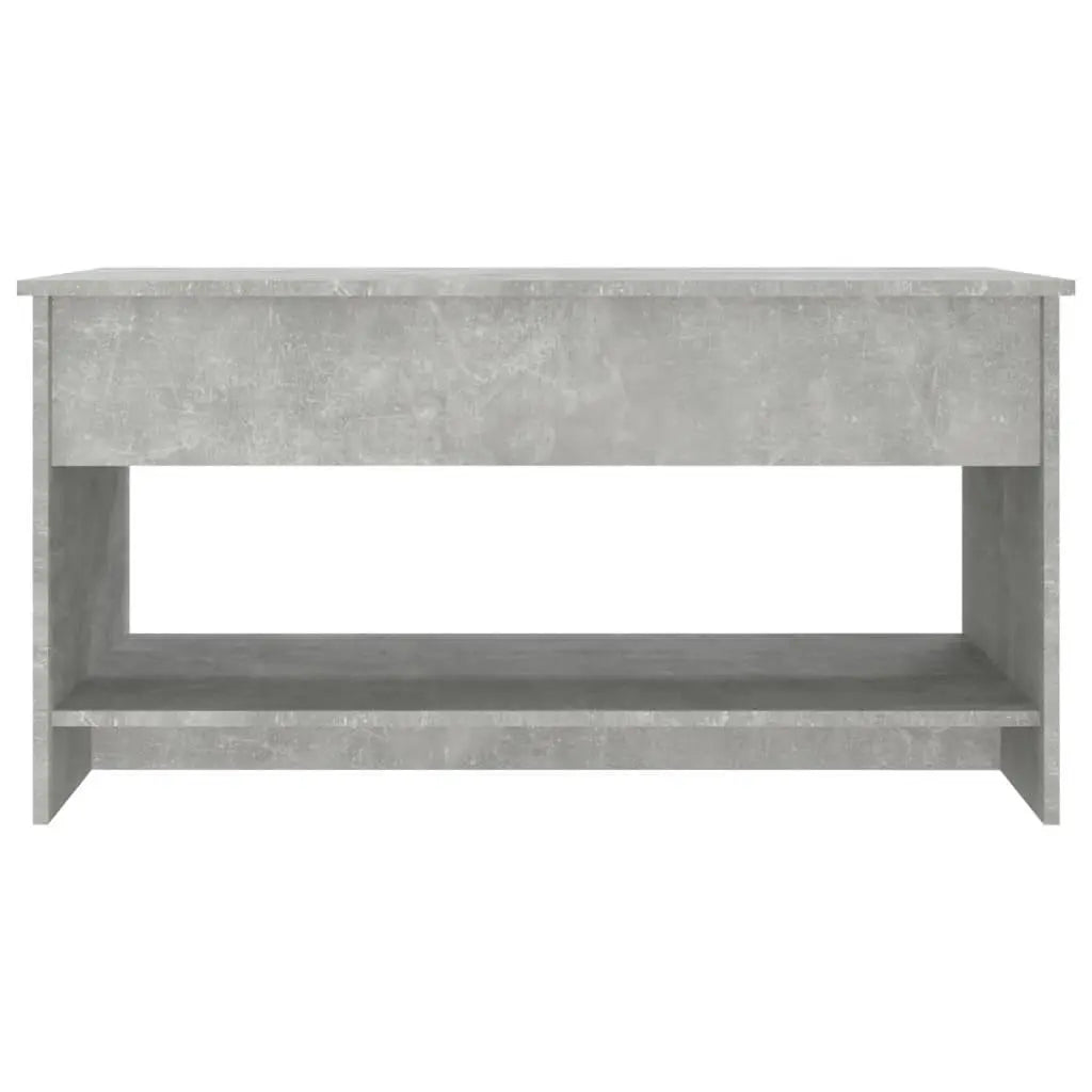 Coffee Table Concrete Gray 40.2"x19.7"x20.7" Engineered Wood at Set Shop and Smile