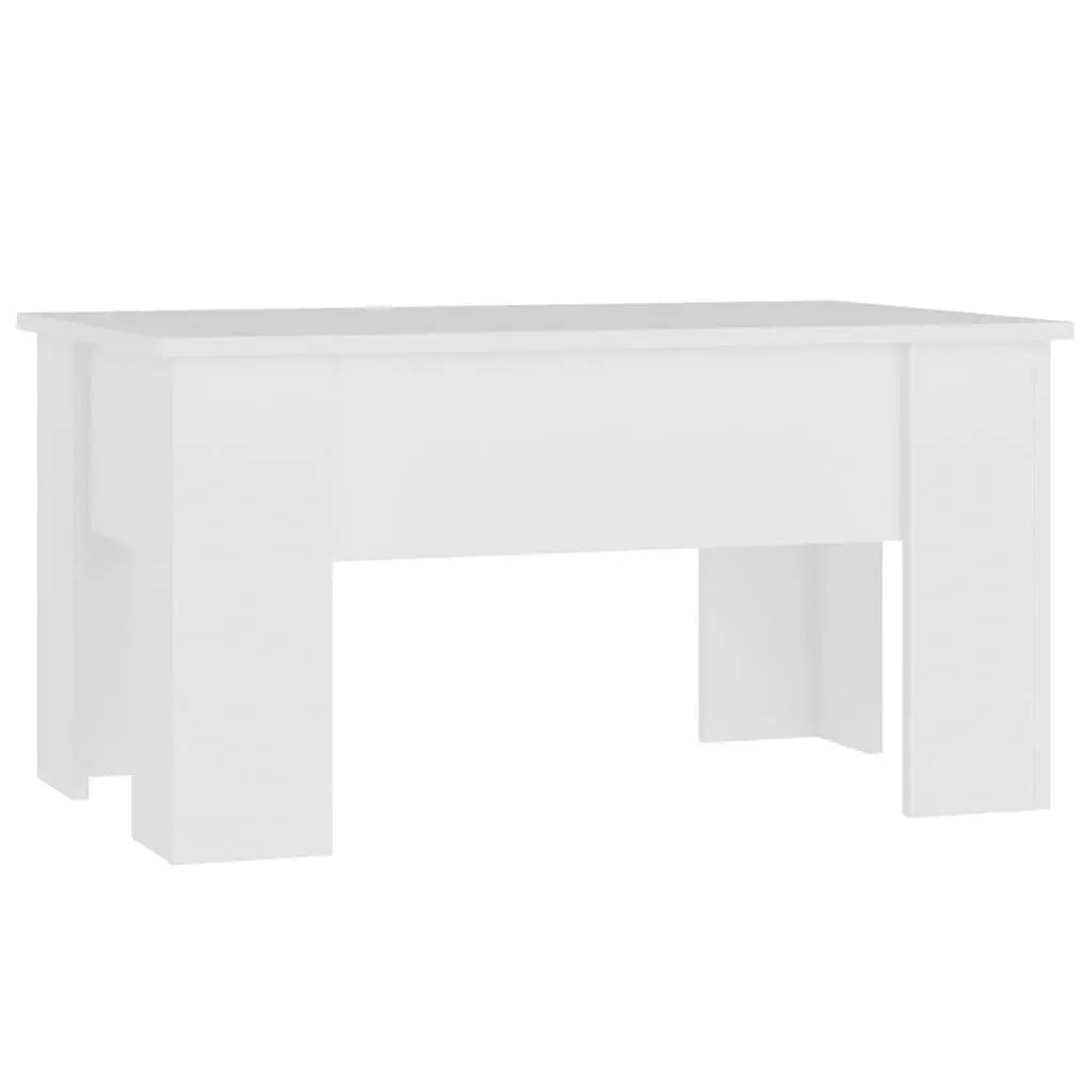 Coffee Table White 31.1"x19.3"x16.1" Engineered Wood at Set Shop and Smile