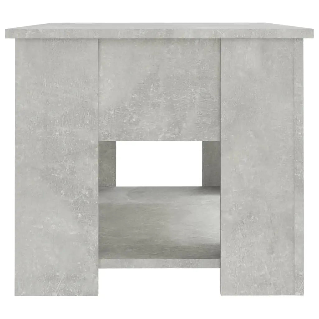 Coffee Table Concrete Gray 31.1"x19.3"x16.1" Engineered Wood at Set Shop and Smile
