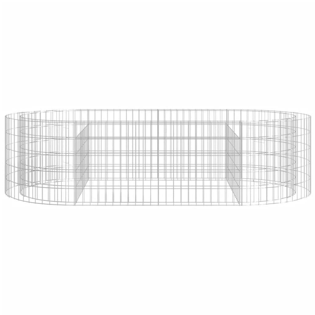 Gabion Raised Bed Galvanized Iron 78.7"x39.4"x19.7" at Set Shop and Smile