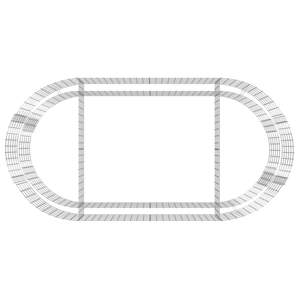 Gabion Raised Bed Galvanized Iron 78.7"x39.4"x19.7" at Set Shop and Smile