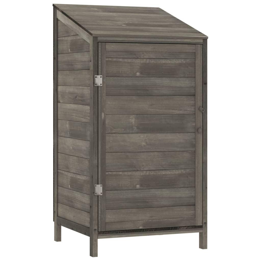 Garden Shed Anthracite 21.7"x20.5"x44.1" Solid Wood Fir at Set Shop and Smile