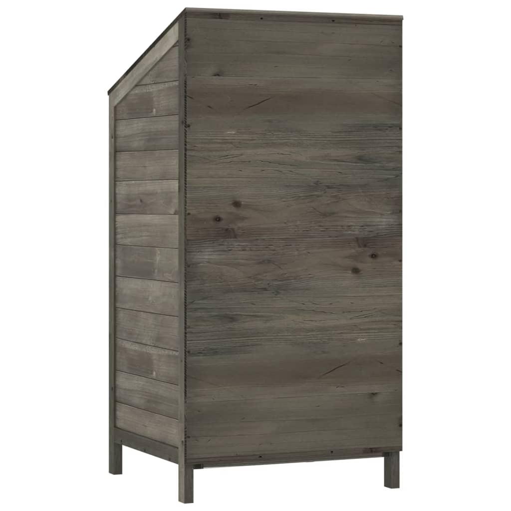 Garden Shed Anthracite 21.7"x20.5"x44.1" Solid Wood Fir at Set Shop and Smile