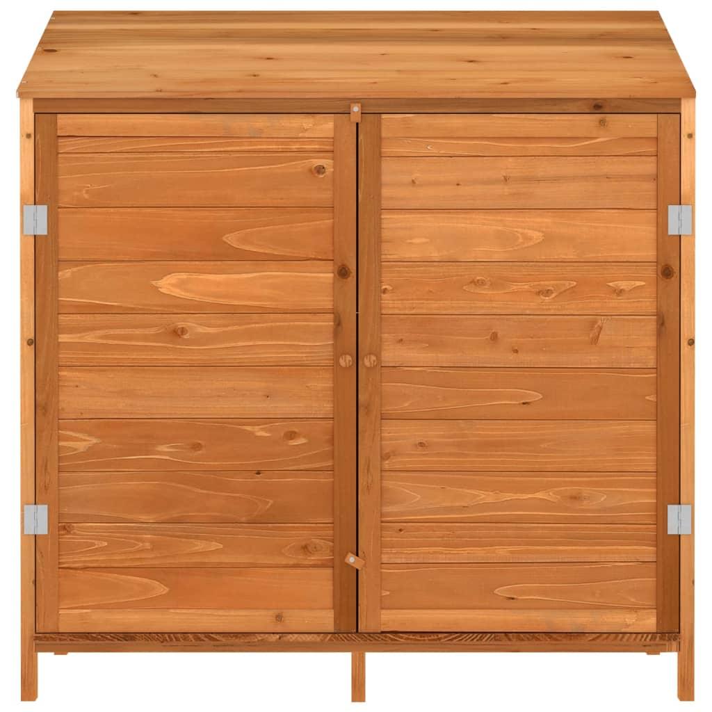 Garden Shed Brown 40.2"x20.5"x44.1" Solid Wood Fir at Set Shop and Smile