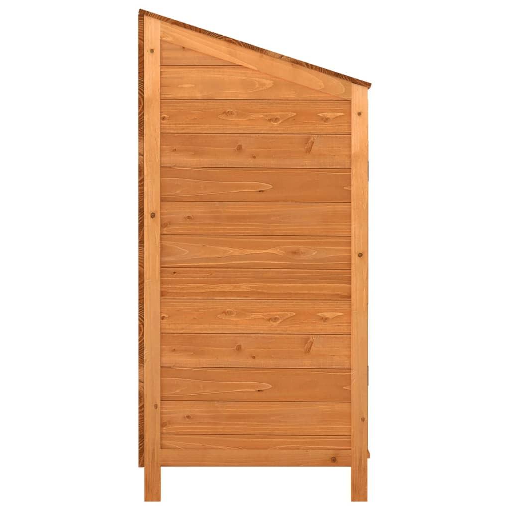 Garden Shed Brown 40.2"x20.5"x44.1" Solid Wood Fir at Set Shop and Smile