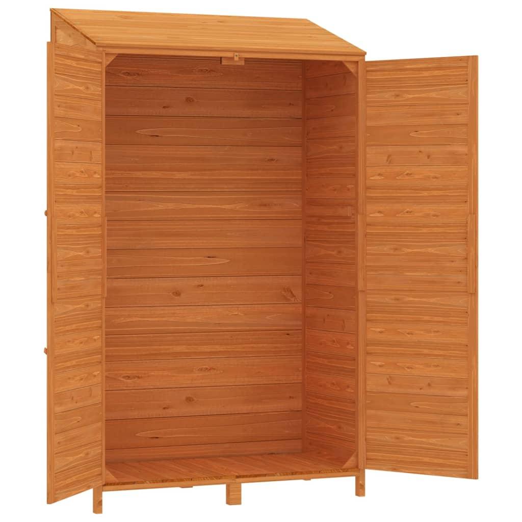Garden Shed Brown 40.2"x20.5"x68.7" Solid Wood Fir at Set Shop and Smile