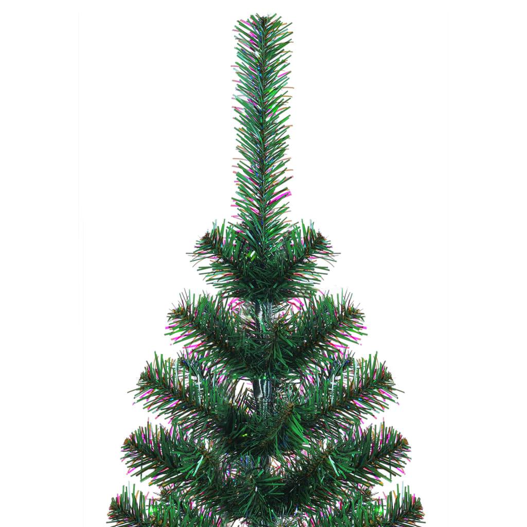 Artificial Christmas Tree with Iridescent Tips Green 6 ft PVC at Set Shop and Smile