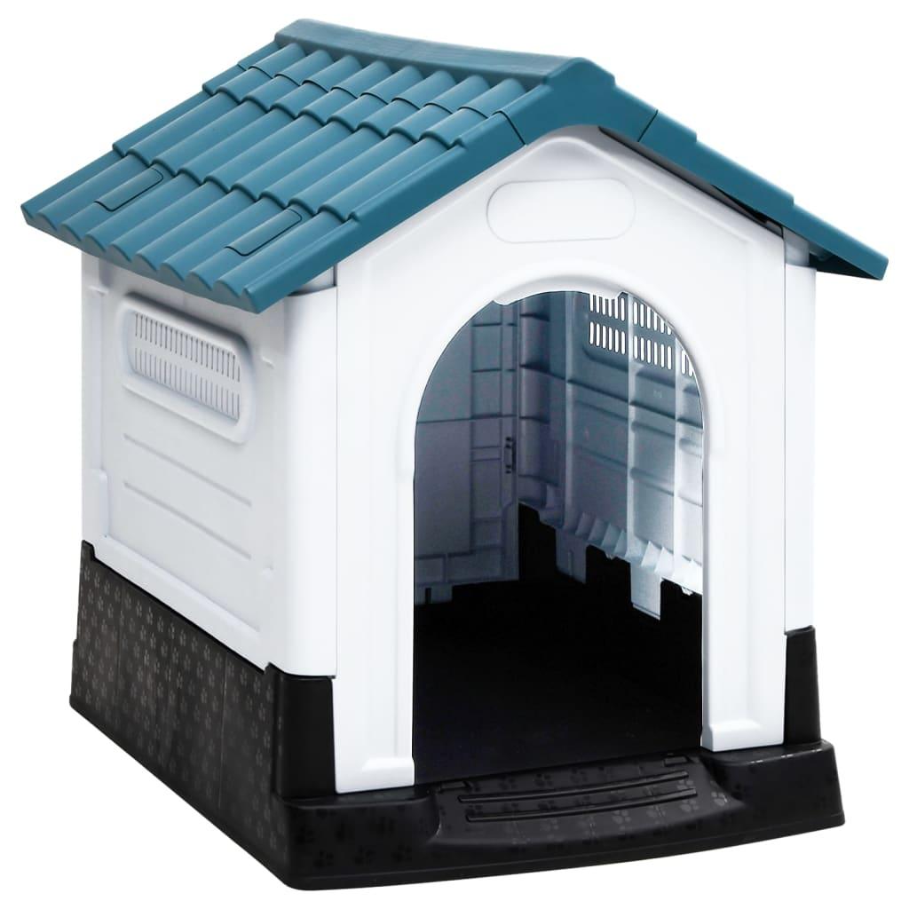 Dog House Blue 22.4"x26.8"x26" Polypropylene at Set Shop and Smile